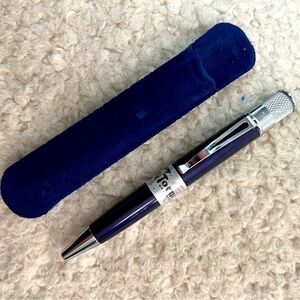 Retro 1951 "Tornado Data Pen RLBL" Retired Classic Blue Lacquer Ballpoint Pen